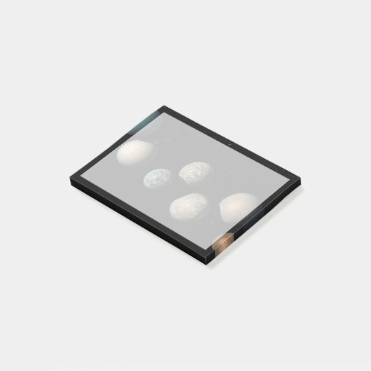 De zeven aardse planeten van Trappist-1 Post-it® Notes (Schuin)