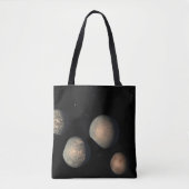 De zeven aardse planeten van Trappist-1 Tote Bag (Voorkant)