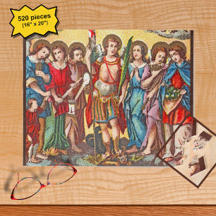 De Zeven Aartsengelen (CP 001; Chromolithografie) Legpuzzel