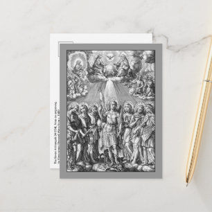 De Zeven Aartsengelen (M 034; Gravure) Postkaart