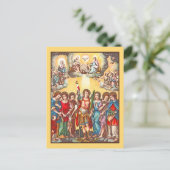 De zeven Archangels (CP 001; Chromolithograaf Briefkaart (Staand voorkant)
