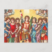 De zeven Archangels (CP 001; Chromolithograaf Briefkaart (Voorkant)