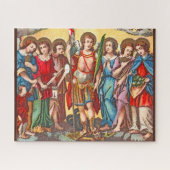 De zeven Archangels (CP 001; Chromolithograaf) Legpuzzel (Horizontaal)