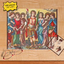 De zeven Archangels (CP 001; Chromolithograaf)