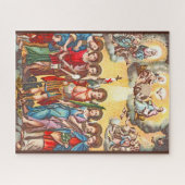 De zeven Archangels (CP 001; Chromolithograaf) Legpuzzel (Horizontaal)