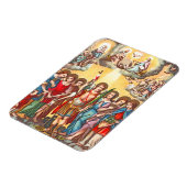 De zeven Archangels (CP 001; Chromolithograaf) Magneet (Linkerzijde)