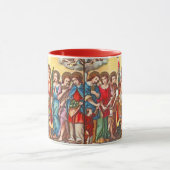 De zeven Archangels (CP 001; Chromolithograaf) Mok (Midden)