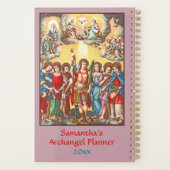 De zeven Archangels (CP 001; Chromolithograaf) Planner (Achterkant)
