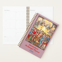 De zeven Archangels (CP 001; Chromolithograaf) Planner
