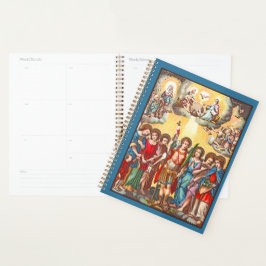 De zeven Archangels (CP 001; Chromolithograaf) Planner