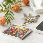 De zeven Archangels (CP 001; Chromolithograaf) Sleutelhanger (Zijkant)