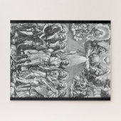 De zeven Archangels (M 034; Engraving) Legpuzzel (Horizontaal)