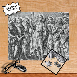 De zeven Archangels (M 034; Engraving) Legpuzzel