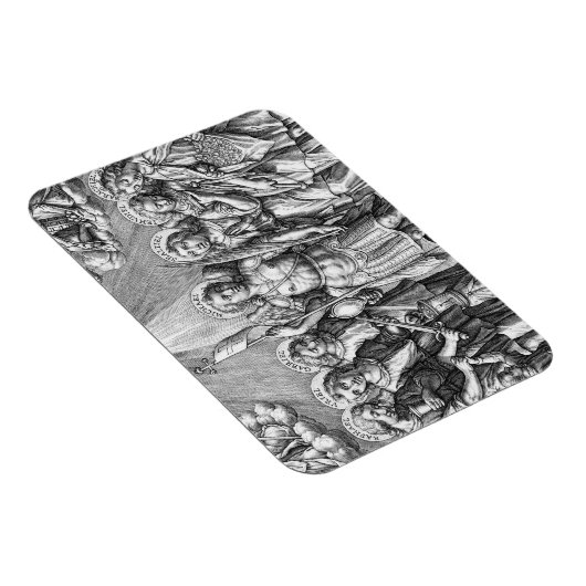 De zeven Archangels (M 034; Engraving) Magneet (Rechterzijde)