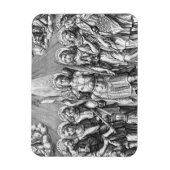 De zeven Archangels (M 034; Engraving) Magneet (Verticaal)