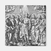 De zeven Archangels (M 034; Engraving) Magneet (Voorkant)