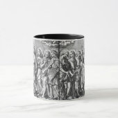 De zeven Archangels (M 034; Engraving) Mok (Midden)