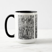 De zeven Archangels (M 034; Engraving) Mok (Links)