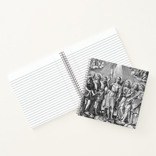 De zeven Archangels (M 034; Engraving) Notitieboek (Binnen)