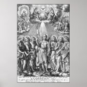 De zeven Archangels (M 034; Engraving) Poster (Voorkant)