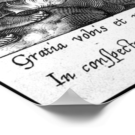 De zeven Archangels (M 034; Engraving) Poster (Hoek)