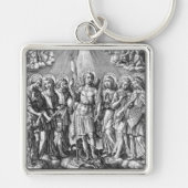 De zeven Archangels (M 034; Engraving) Sleutelhanger (Voorkant)