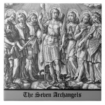 De zeven Archangels (M 034; Engraving)