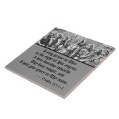 De zeven Archangels (M 034; Engraving) Tegeltje (Zijkant)