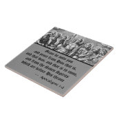 De zeven Archangels (M 034; Engraving) Tegeltje (Zijkant)