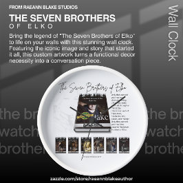 De zeven broers van Elko Wall Clock