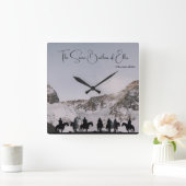 De zeven broers van Elko Wall Clock Vierkante Klok (Huis)