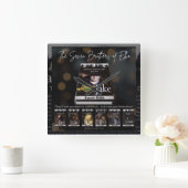 De zeven broers van Elko Wall Clock Vierkante Klok (Huis)