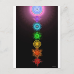 De Zeven Chakras Briefkaart