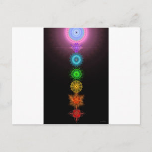 De Zeven Chakras Briefkaart