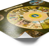 De zeven dagen zonnen en de vier laatste dingen foto afdruk (Hoek)