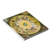 De zeven dagen zonnen en de vier laatste dingen notitieblok (Schuin)