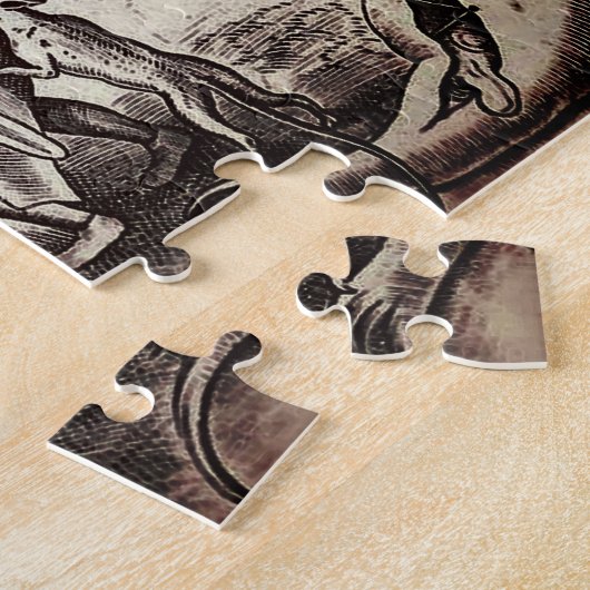 De zeven dagen zonnen - Gluttony Legpuzzel (Zijkant)