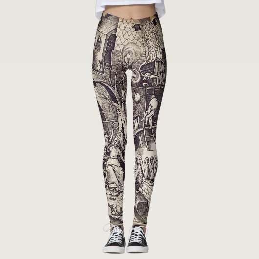 De zeven dagen zonnen - jaloers leggings (Voorkant)