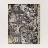 De zeven dagen zonnen - jaloers legpuzzel (Verticaal)