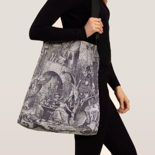 De zeven dagen zonnen - jaloezie crossbody tas