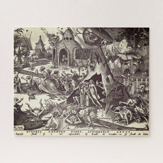 De zeven dagen zonnen - lust legpuzzel (Horizontaal)