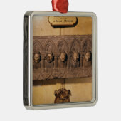 De zeven dagen zonnen metalen ornament (Rechts)