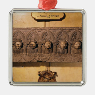 De zeven dagen zonnen metalen ornament