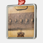 De zeven dagen zonnen metalen ornament (Links)