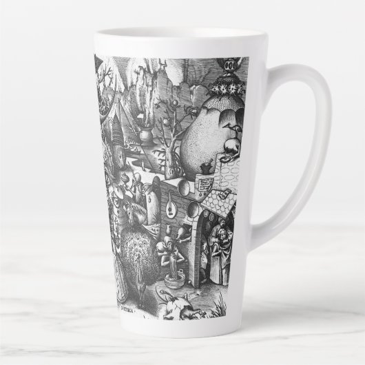 De zeven dagen zonnen - Pride Latte Mok (Rechts)