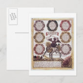 De zeven dagzonnen (graven) briefkaart (Voorkant / Achterkant)