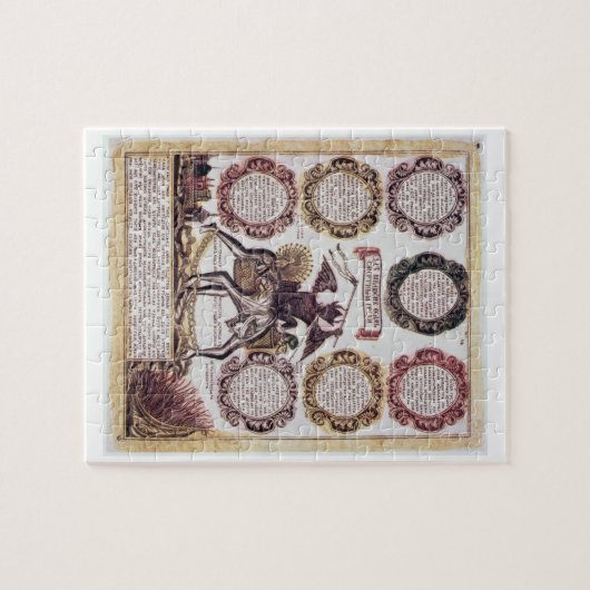 De zeven dagzonnen (graven) legpuzzel (Horizontaal)