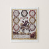 De zeven dagzonnen (graven) legpuzzel (Verticaal)