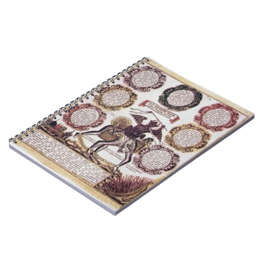 De zeven dagzonnen (graven) notitieboek (Linkerzijde)