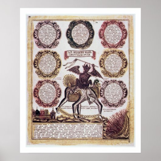 De zeven dagzonnen (graven) poster (Voorkant)